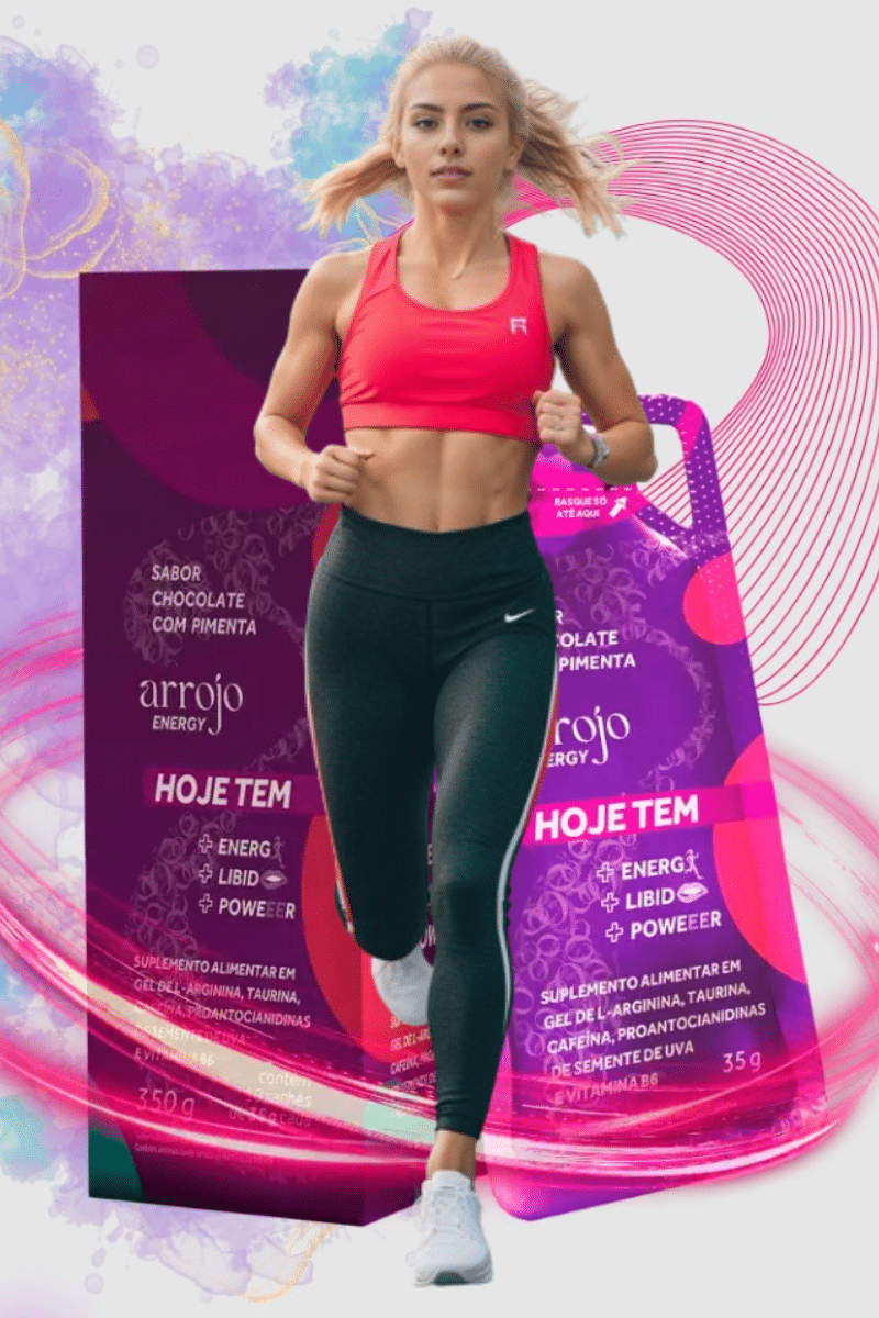 Mulher correndo com mais disposição.