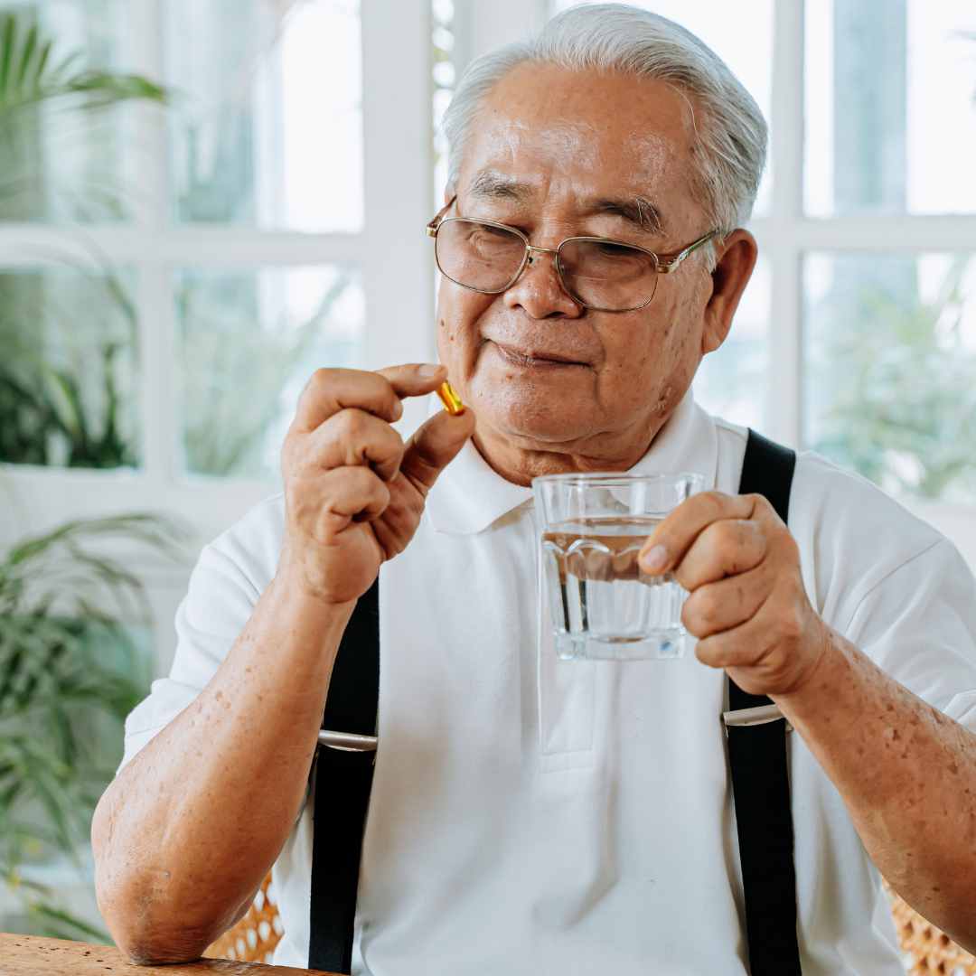 Suplementação de vitamina B para idosos