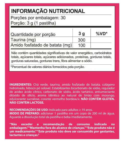 Ingredientes Cubo Termogênio