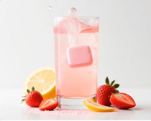 Praticidade do Cubo efervescente