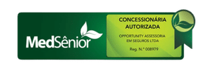 Selo corretora autorizada Medsênior DF